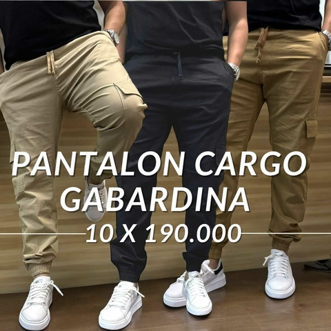 PACK 10 Jogger Gabardina Cargo