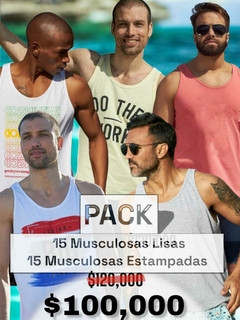 Pack 30 Musculosas Surtidas - comprar online