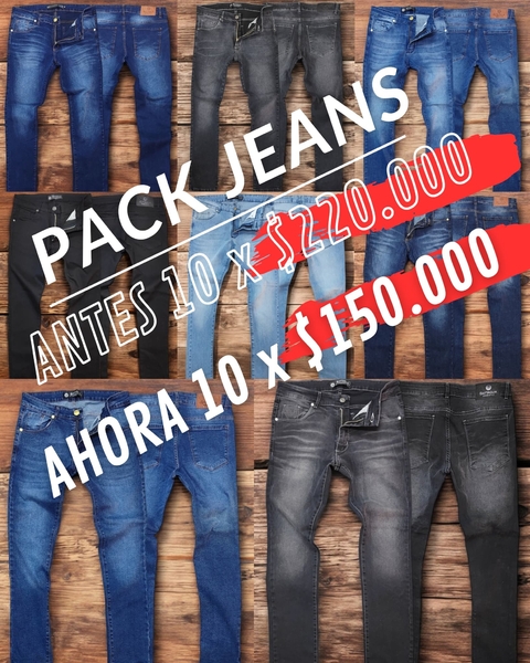 Pack 10 Jean Chupin - comprar online