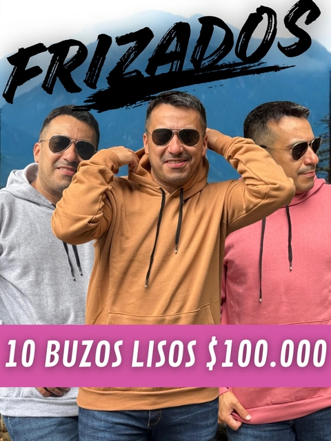 PACK 10 Canguro Frizado Lisos - comprar online