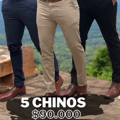 Pack 5 Chinos