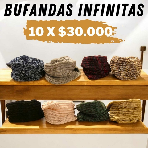 Pack 10 Bufandas Infinitas.