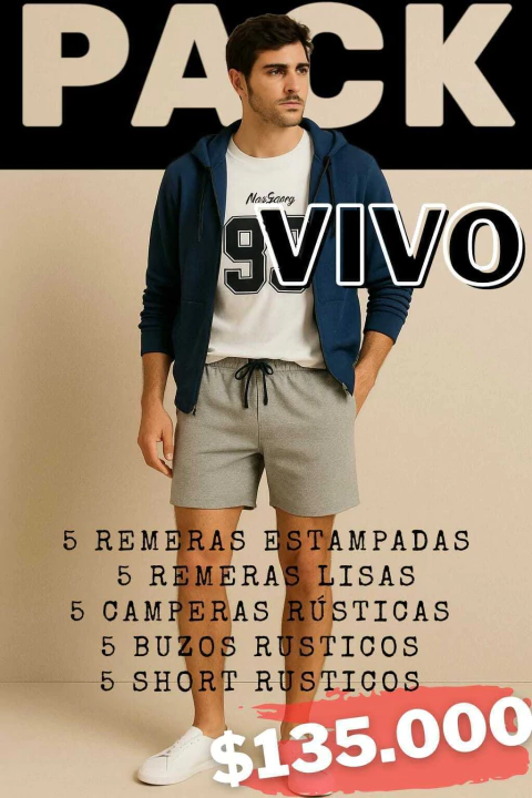 Pack VIVO (25 Prendas)