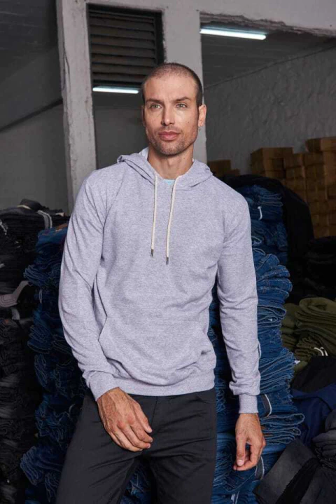 Buzo Rustico Liso C/ Capucha - comprar online