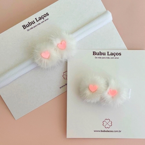 CLIP | FAIXA POMPOM BRANCO - comprar online