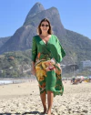 Kaftan Brasil Verde Curto