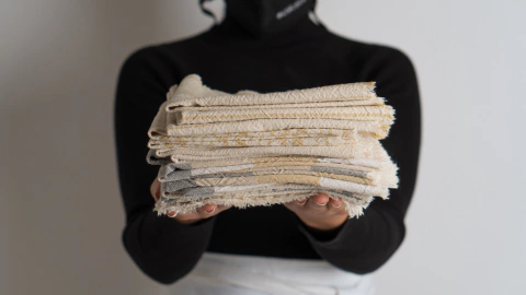 Set de 6 Servilletas Estampadas Tussor