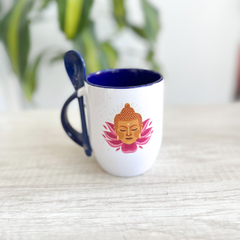 Taza diseño con cuchara en internet