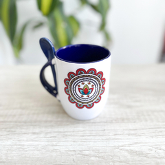 Taza diseño con cuchara - comprar online