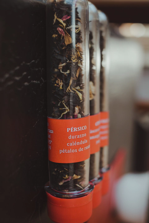 Tubo con Té Importado en internet