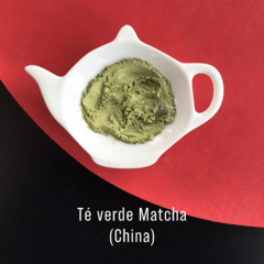 Tubito con té Matcha en polvo