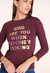 REMERA MANGA LARGA NO ONE - Tipa Denim | Web Store