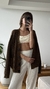 CARDIGAN COTTON_ choco - tienda online