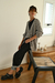 CARDIGAN COTTON_ gris