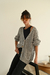 CARDIGAN COTTON_ gris - Azul Icardi 