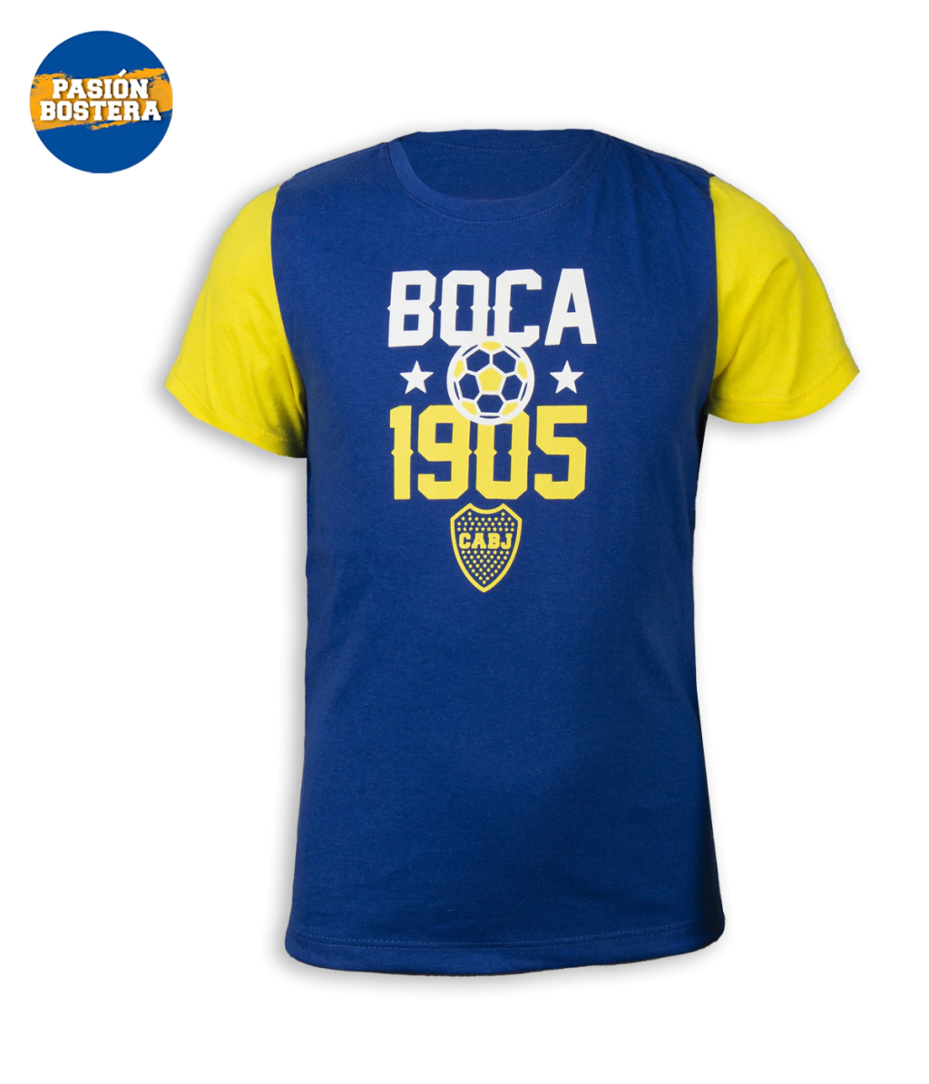 Remera estampada Boca Juniors nene Francia Bj231347