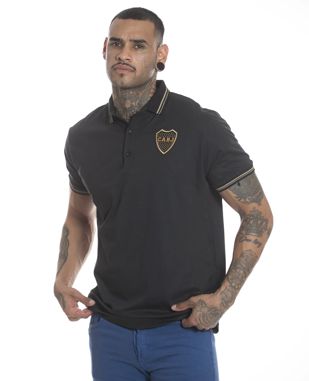 Chomba Clásica Escudo Negro BJ231090