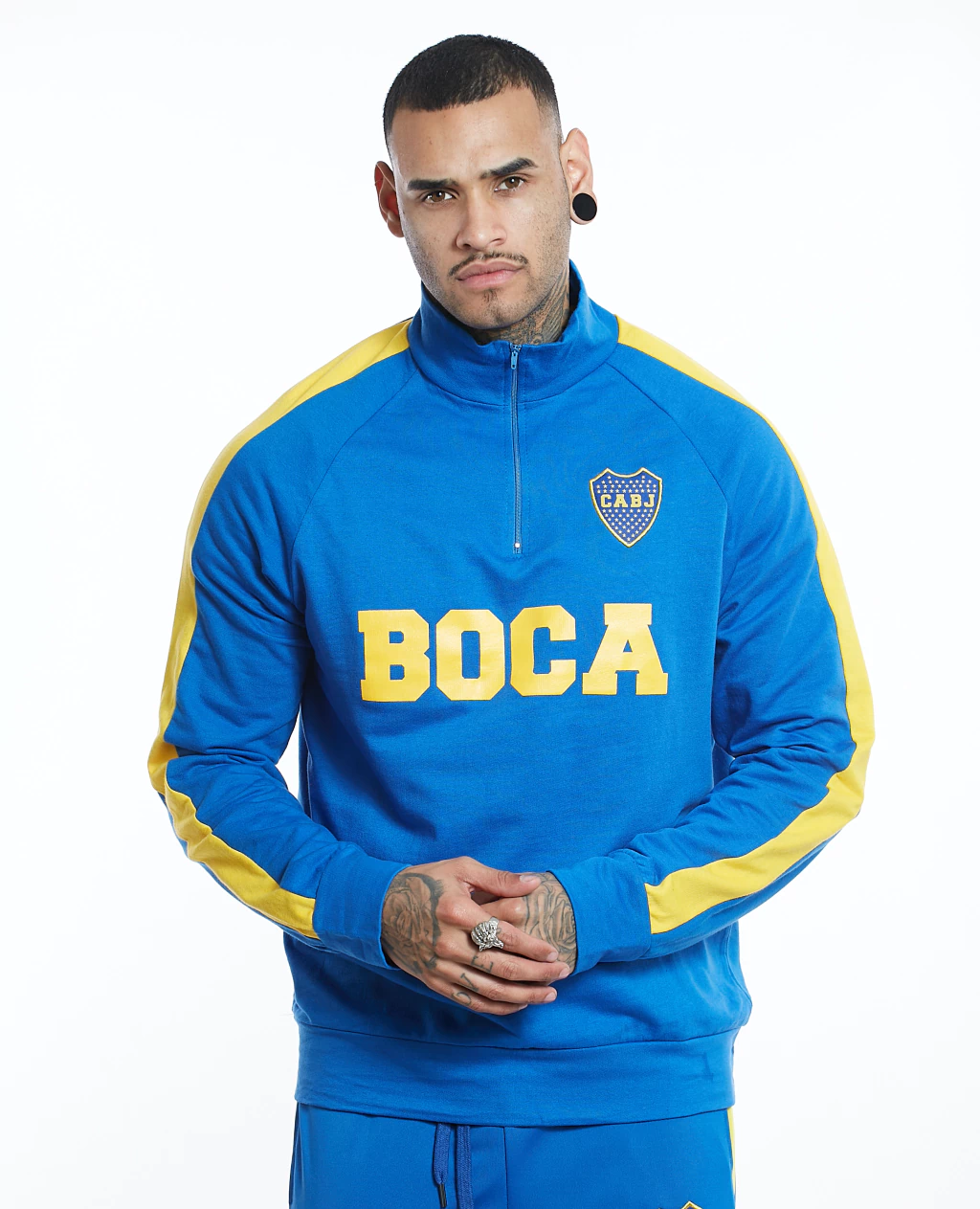 BUZO MEDIO CIERRE BOCA BJ252038