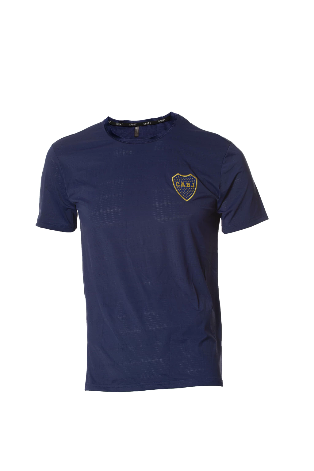 Remera Deportiva Estampada Azul BJ243861