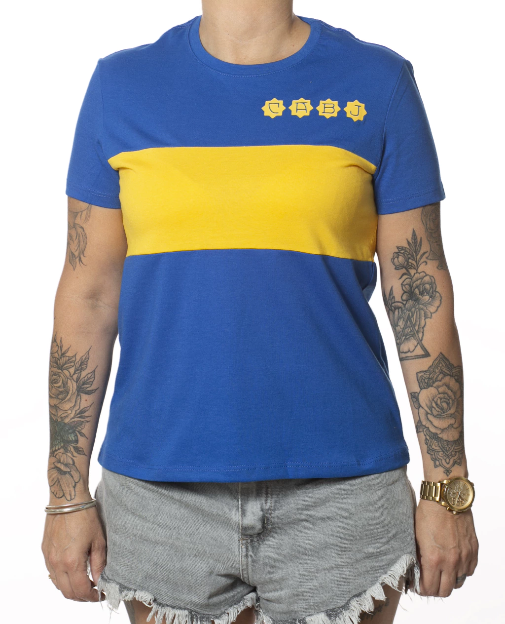 Remera Boca 1981 BJ241370 Francia Dama