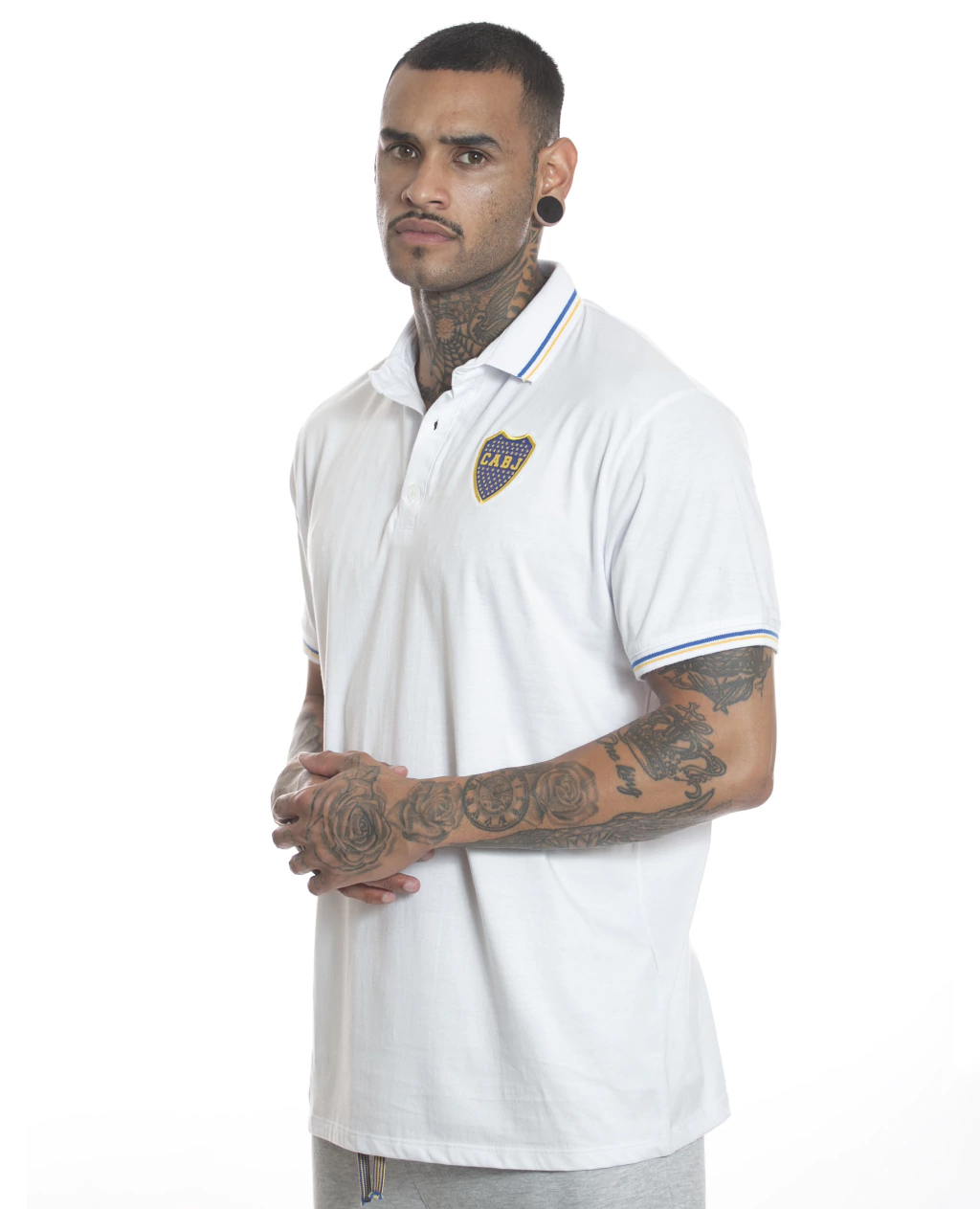 Chomba Clásica Escudo Blanco BJ231090