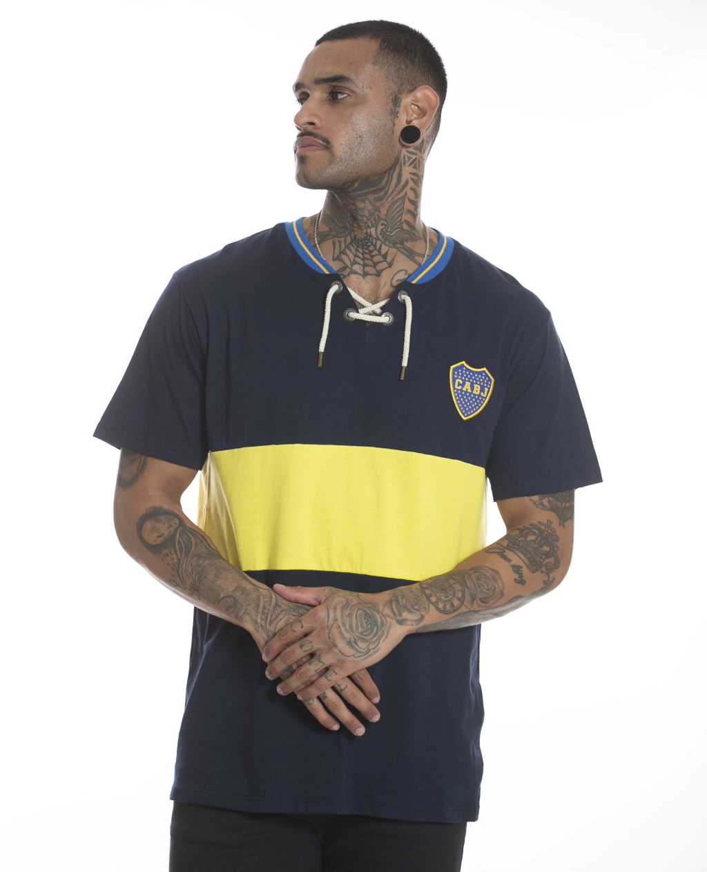 Remera Vintage Azul Marino BJ231135