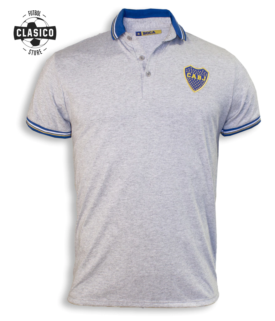 Chomba Clásica Escudo Gris BJ231090