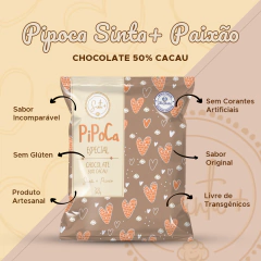 Combo com 12 Pipocas Sinta+ Chocolate 50% Cacau