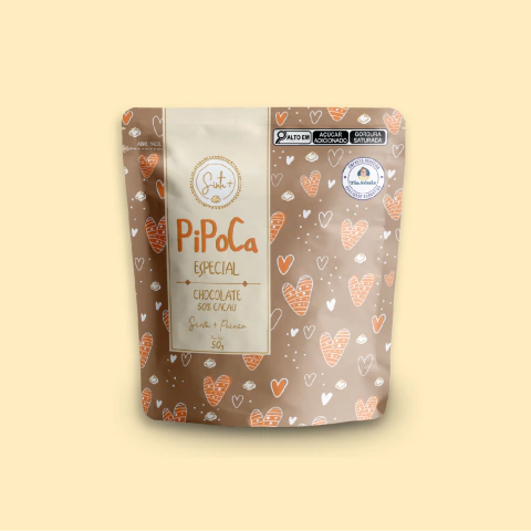 Pipoca Sinta+ Paixão | Chocolate 50% Cacau 50g - comprar online