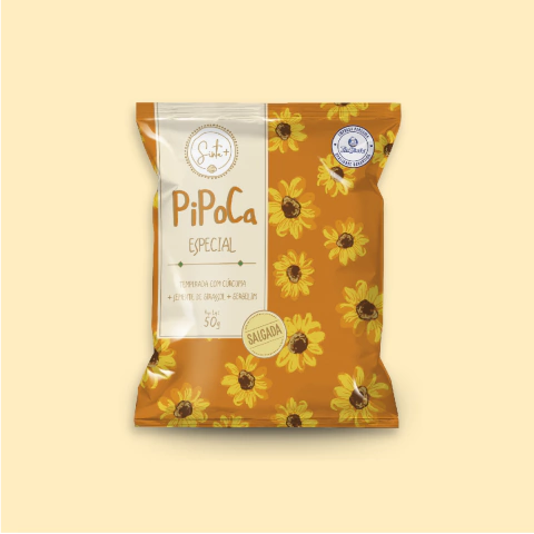 Pipoca Sinta+ Salgada | Cúrcuma 50g - comprar online