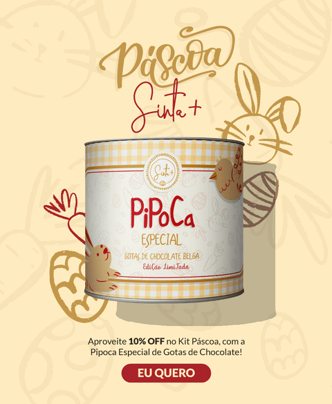 Imagem do banner rotativo Pipoca Gourmet Sinta+