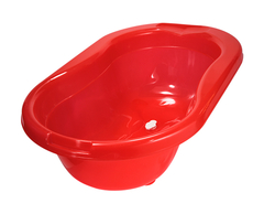 Bañera plastica con desagote. capacidad 28 litros en internet