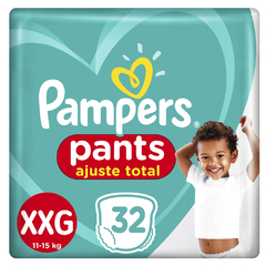 Pampers Pants Confort Sec XXG x 32 unidades. De 11 a 15 kg.