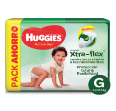 Huggies Flexi-Comfort talle G x 60 unidades. De 9 a 12 kg. - comprar online