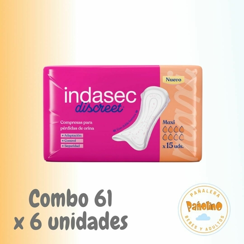 Combo 61 Indasec Maxi x 15 (36x13) - comprar online