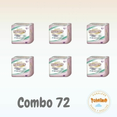 Combo 72 Nonisec Clasico refuerza pañal (Ex rosa/verde) por 20 unidades cada uno.