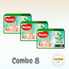 Combo 8 Huggies Flexi-Comfort Hiper en internet