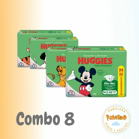 Combo 8 Huggies Flexi-Comfort Hiper - comprar online
