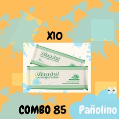 COMBO 85 TOALLITAS ADULTO DISADUL CON ALOE X 60 UNIDADES - comprar online