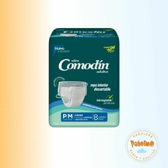Comodin Slip (ropa interior descartable) Talle P/M x 8 unidades. Incontinencia extrema. Cintura de 60 a 85 cm. - comprar online