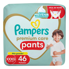 Pampers Pants Premiun Care Talle XXXG por 46 unidades. (de 18 a 27kg) en internet