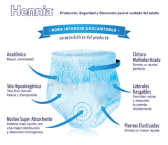 HENNIA XG x 8 (de 90 a 100kg) - comprar online