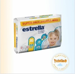 Estrella Pañal Hiperpack talle XG x 52 unidades (NUEVO CONTEO). De 12 a 15 kg. - comprar online