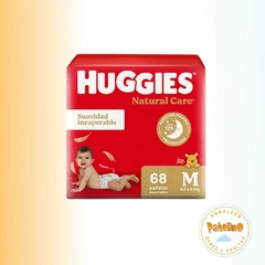 Huggies Natural Care talle M x 68 unidades. unisex. De 5.5 a 9.5 kg. - comprar online