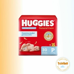 Huggies Natural Care Talle P x 30 unidades. De 3.5 a 6 kg. unisex. - comprar online