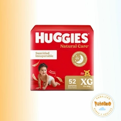 Huggies Natural Care talle XG x 52 unidades. unisex. De 12 a 15 kg. - comprar online