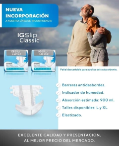 Ig Fit Elastizado Classic XG x 16 unidades. Mas de 75 kg. Cintura de 120 a 150 cm. - comprar online