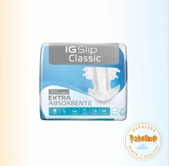 Ig Fit Elastizado Classic Talle L x 16 unidades. De 50 a 80 kg. Cintura de 90 a 120 kg.
