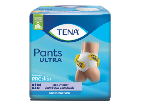 Tena Pants Ultra Talle M x 16 unidades. (De 30 a 70 kg, absorcion 1400 cc)