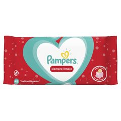 PAMPERS Toallitas Siempre Limpio Rojas x 48 unidades